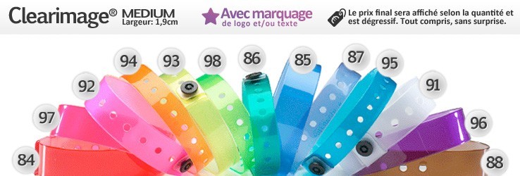 Bracelets Clearimage® Medium (1,9cm)